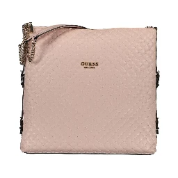 Pink Polyethylene Women Handbag