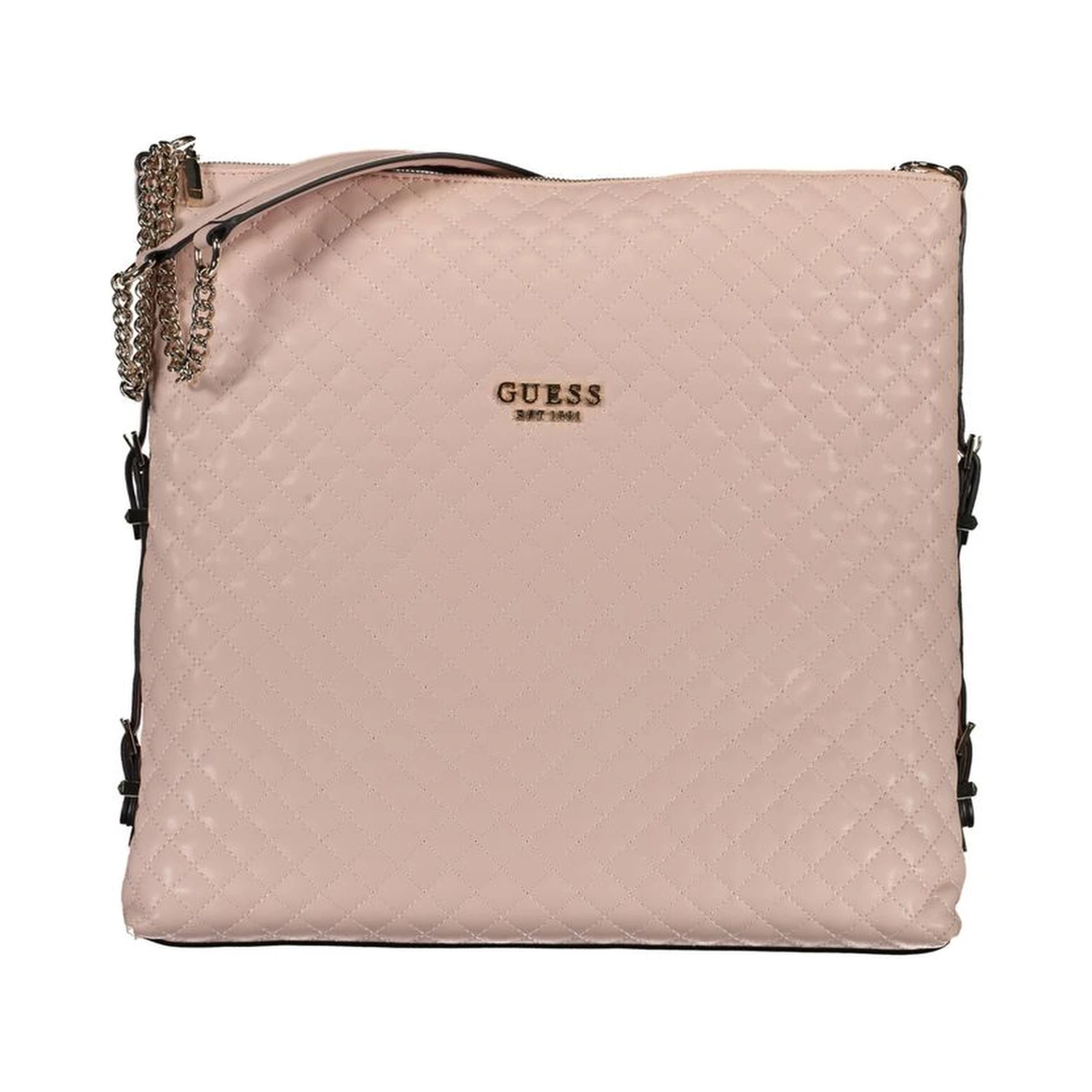 Pink Polyethylene Women Handbag