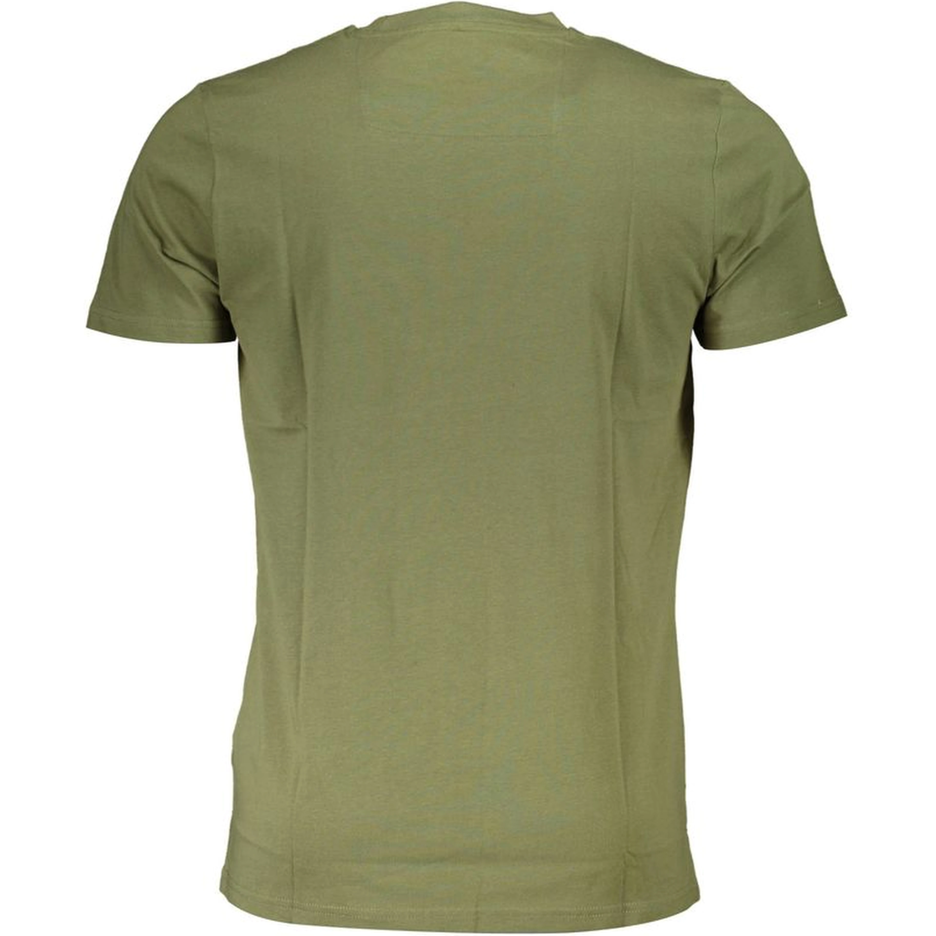 Green Cotton Men T-Shirt