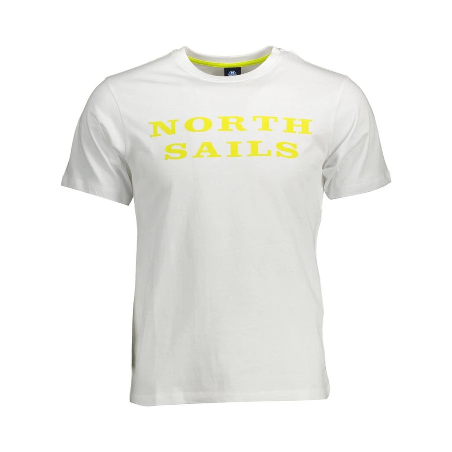 White Cotton Men T-Shirt
