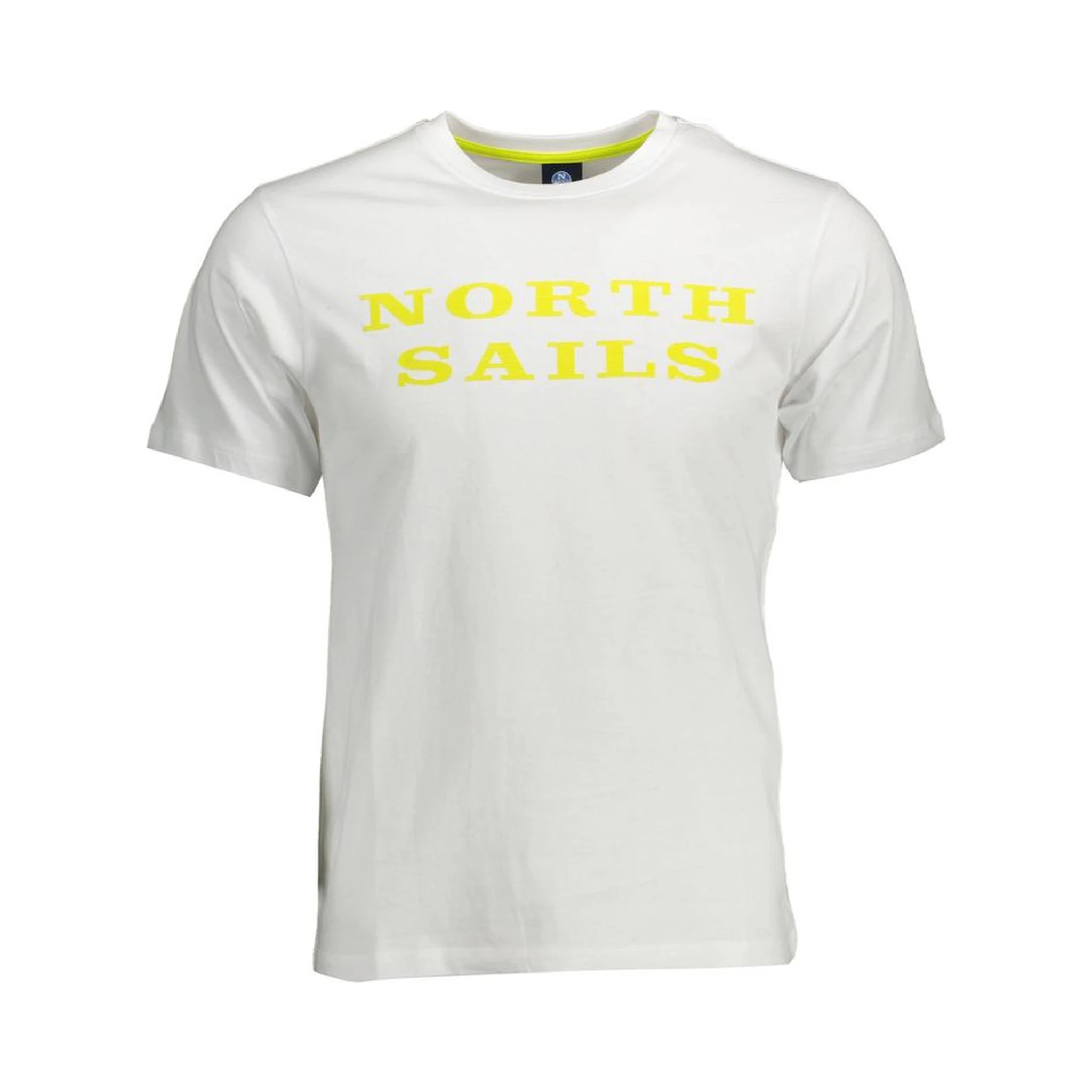 White Cotton Men T-Shirt