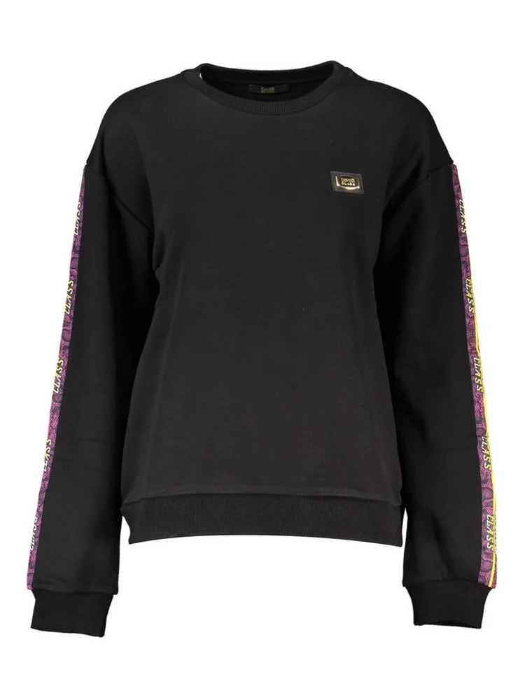 Black Cotton Women Sweater