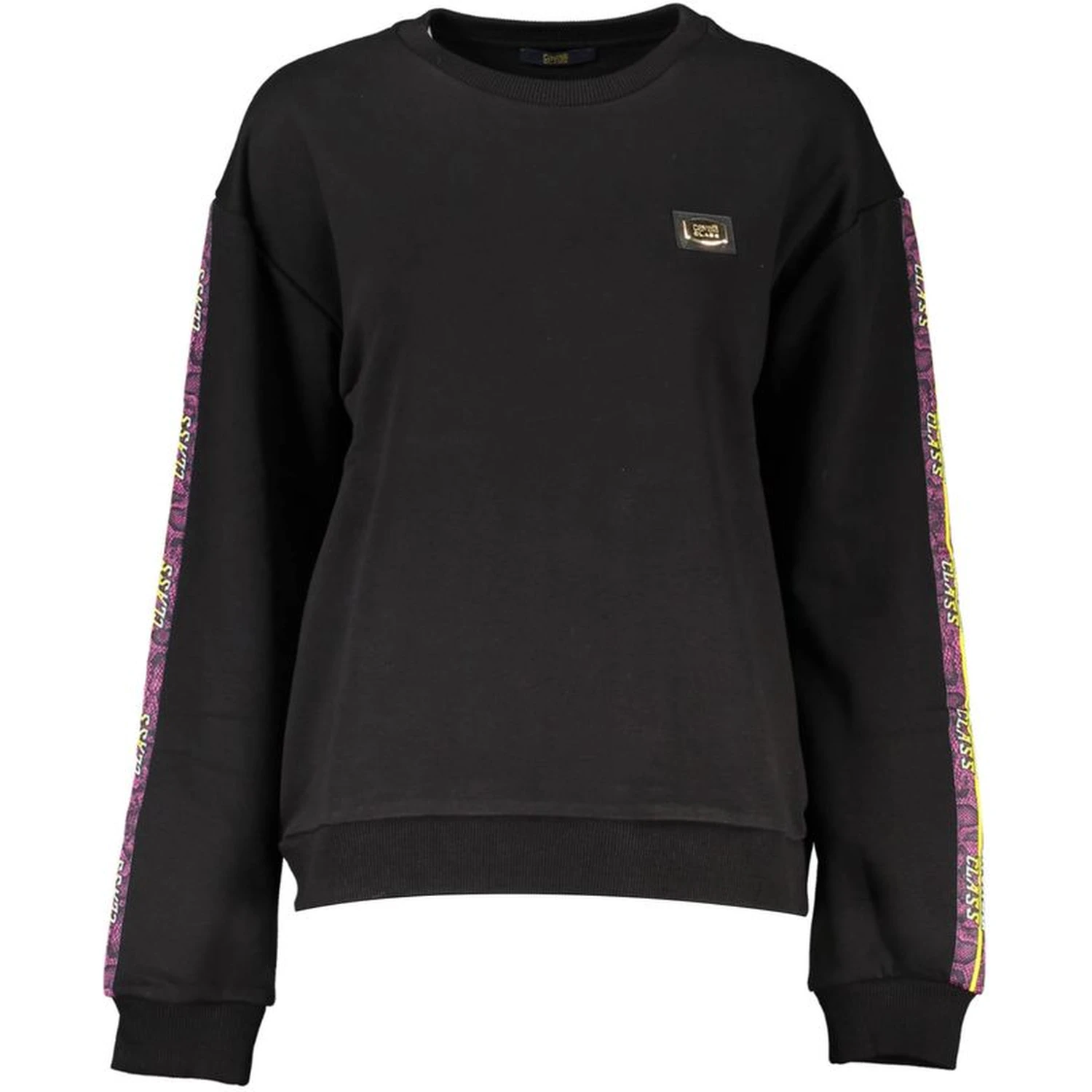 Black Cotton Women Sweater