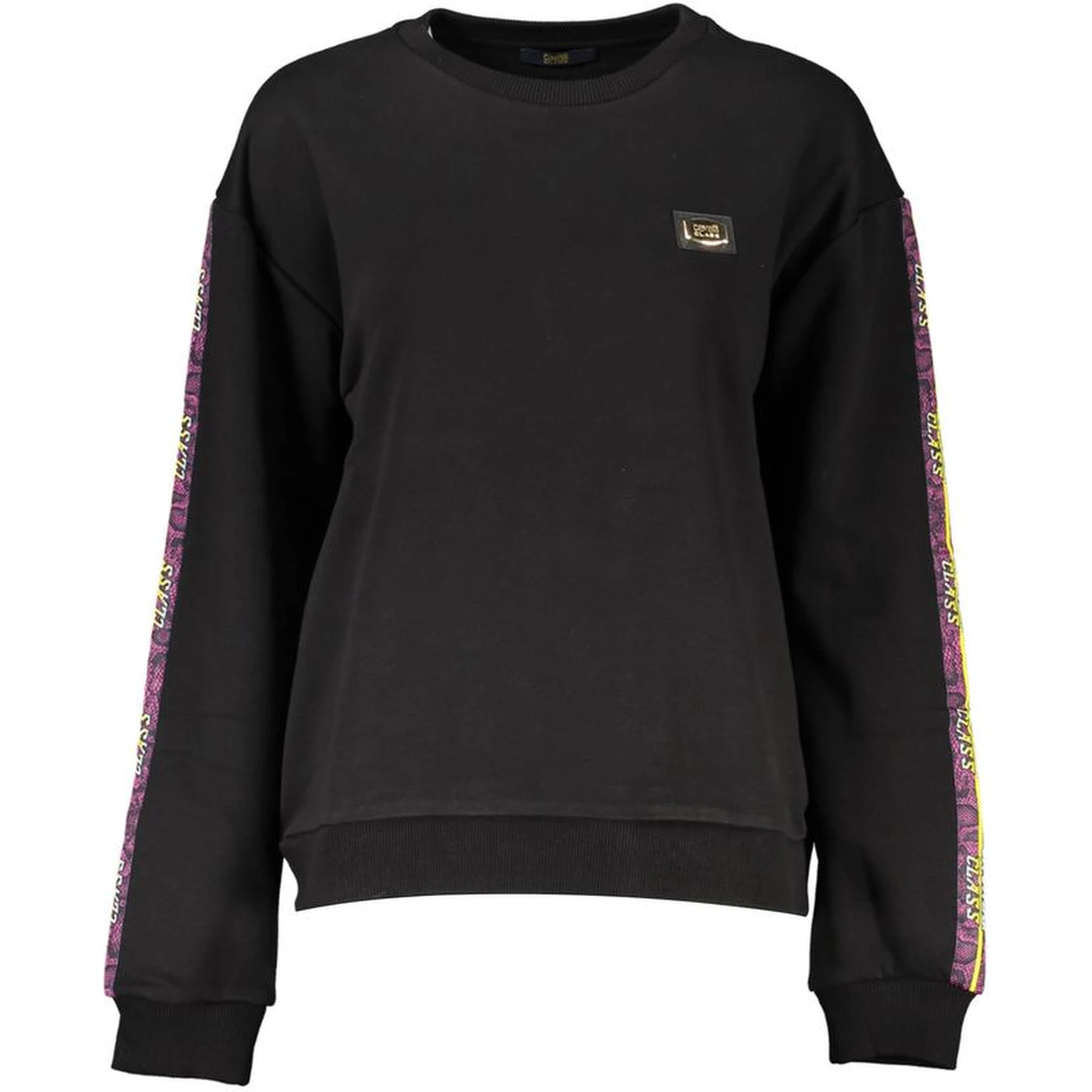 Black Cotton Women Sweater