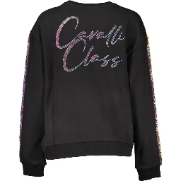 Black Cotton Women Sweater