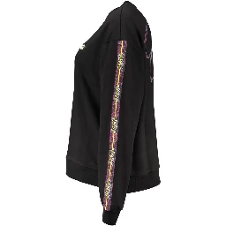 Black Cotton Women Sweater