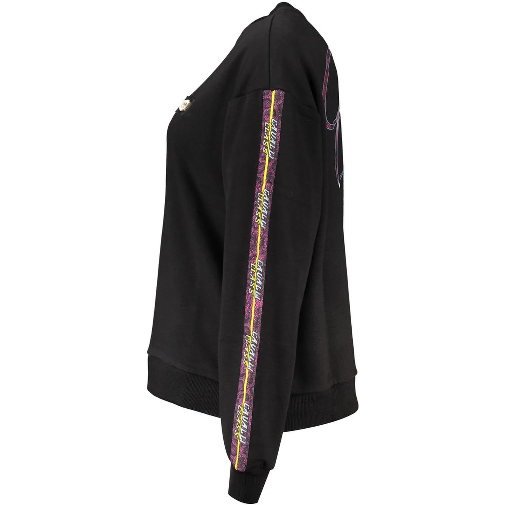 Black Cotton Women Sweater