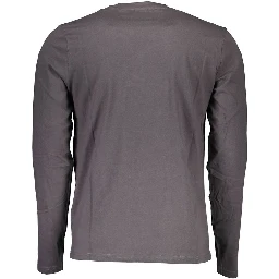 Brown Cotton Men T-Shirt