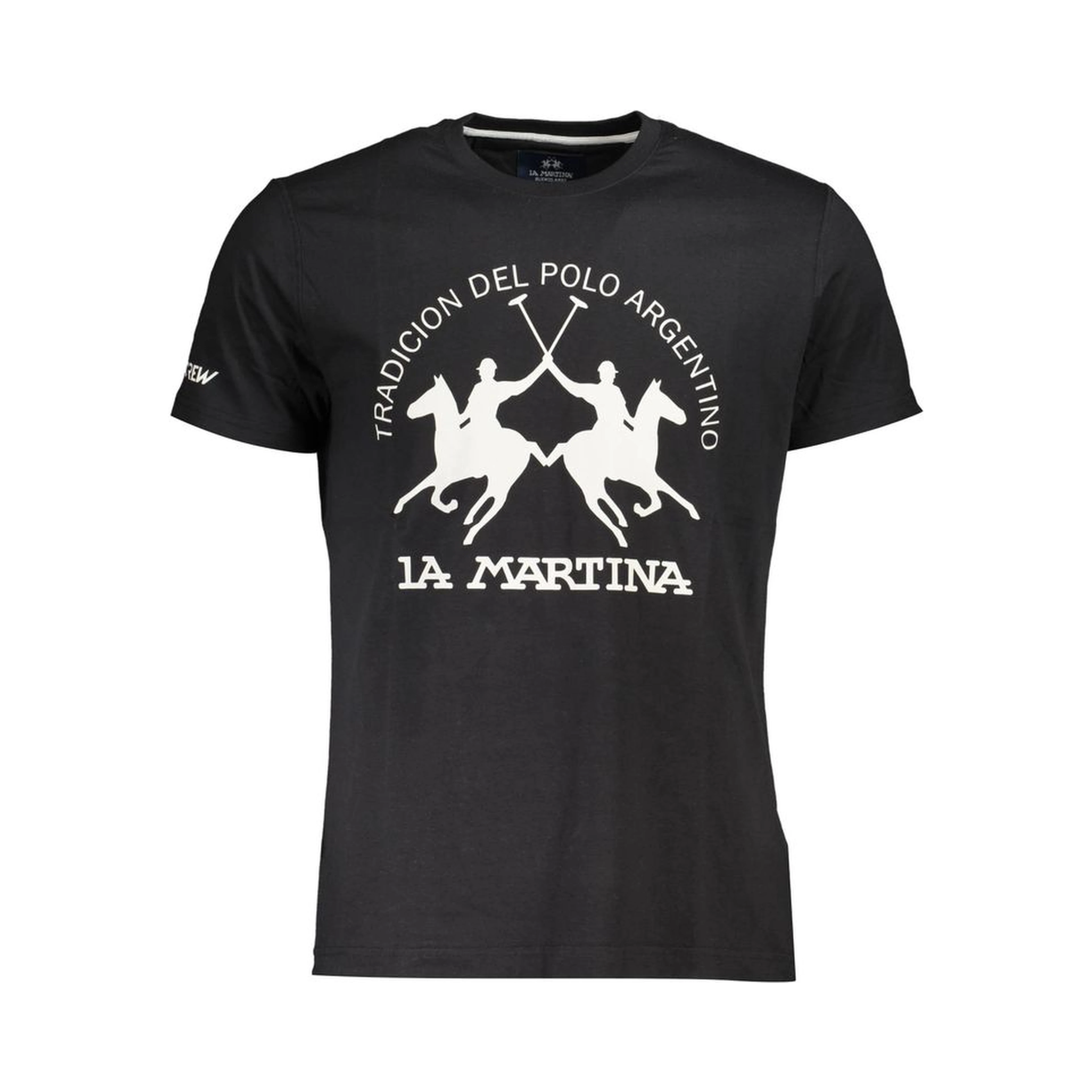 Black Cotton Men T-Shirt