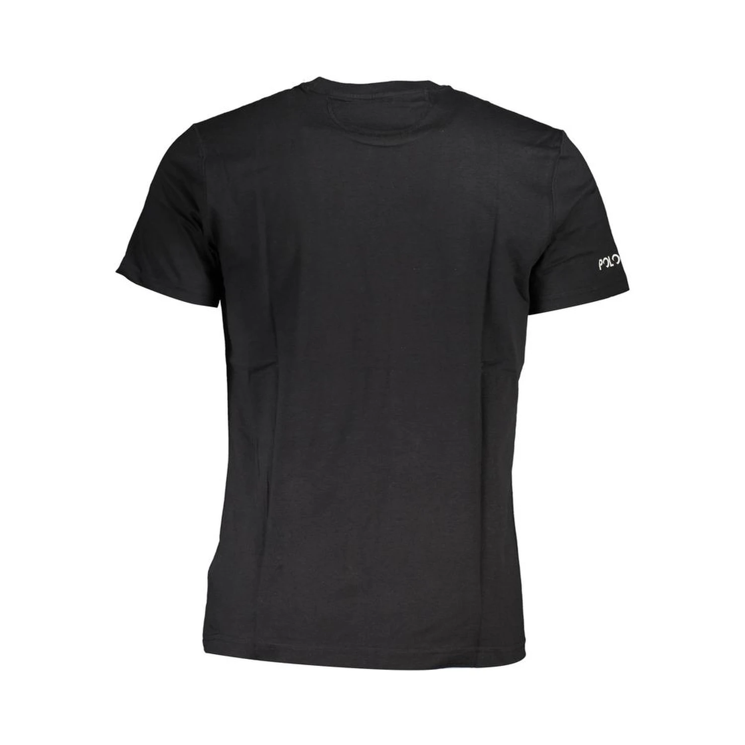 Black Cotton Men T-Shirt