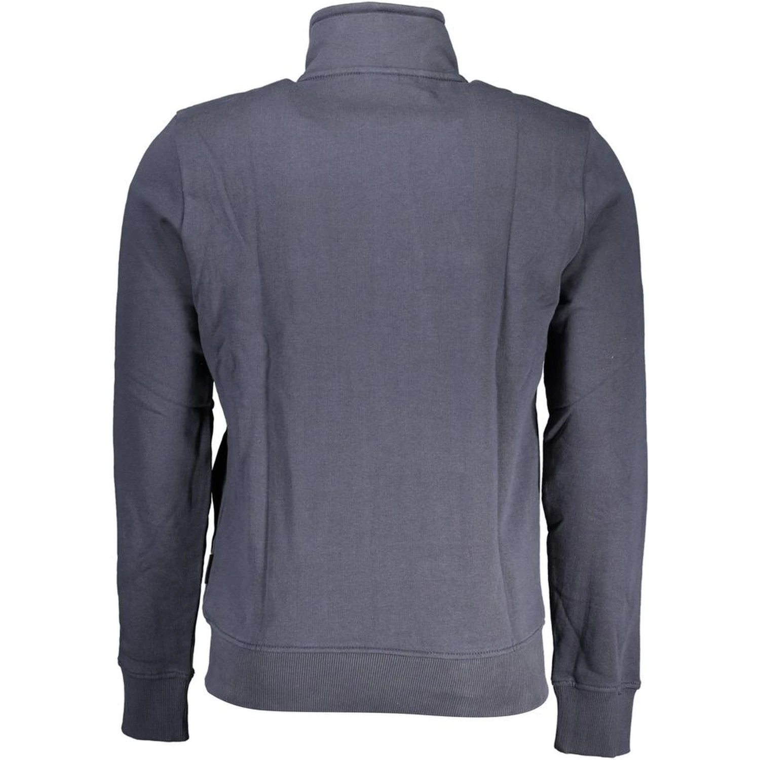 Blue Cotton Men Sweater
