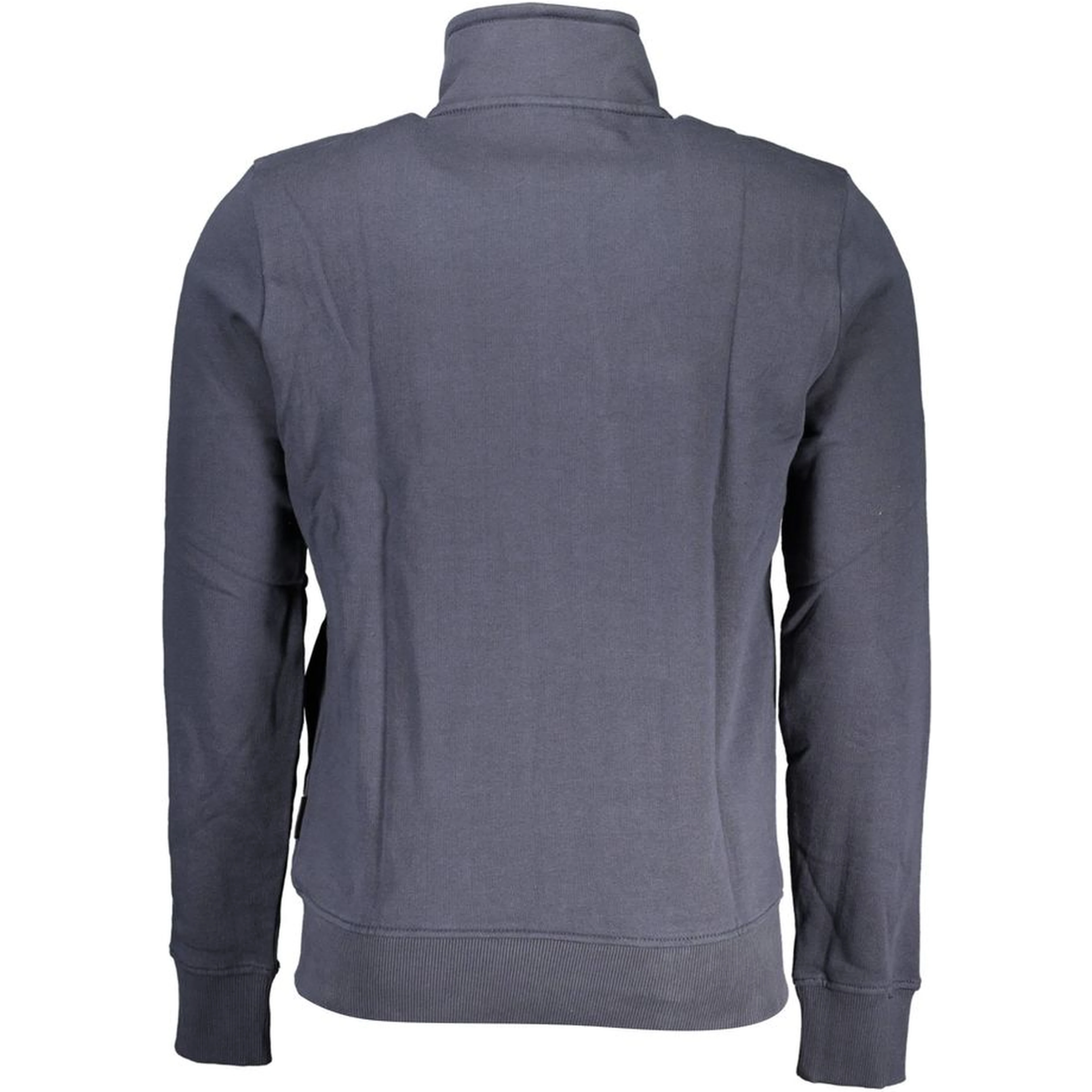 Blue Cotton Men Sweater