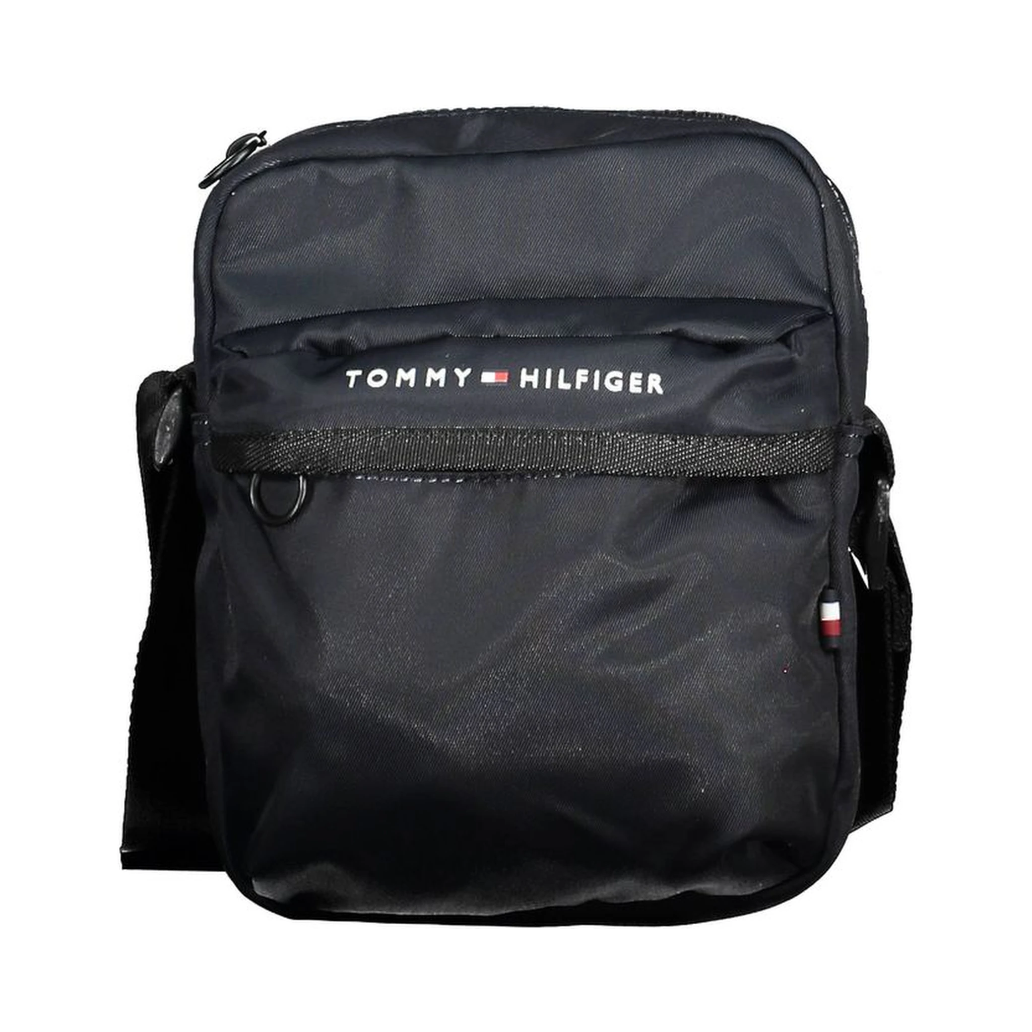 Blue Polyester Men Shoulder Bag