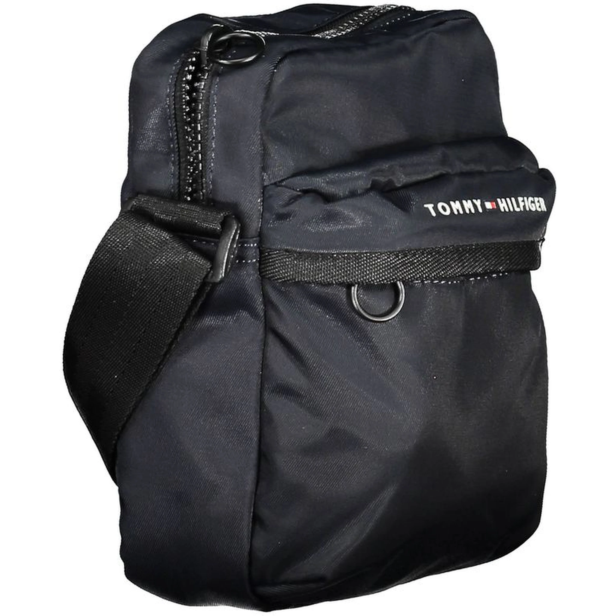 Blue Polyester Men Shoulder Bag