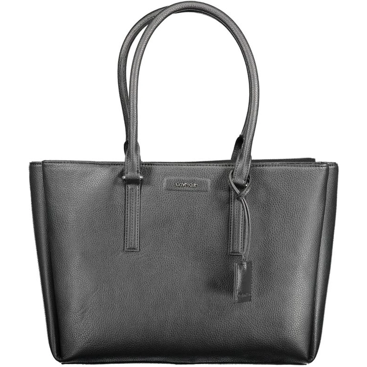 Black Polyethylene Women Handbag