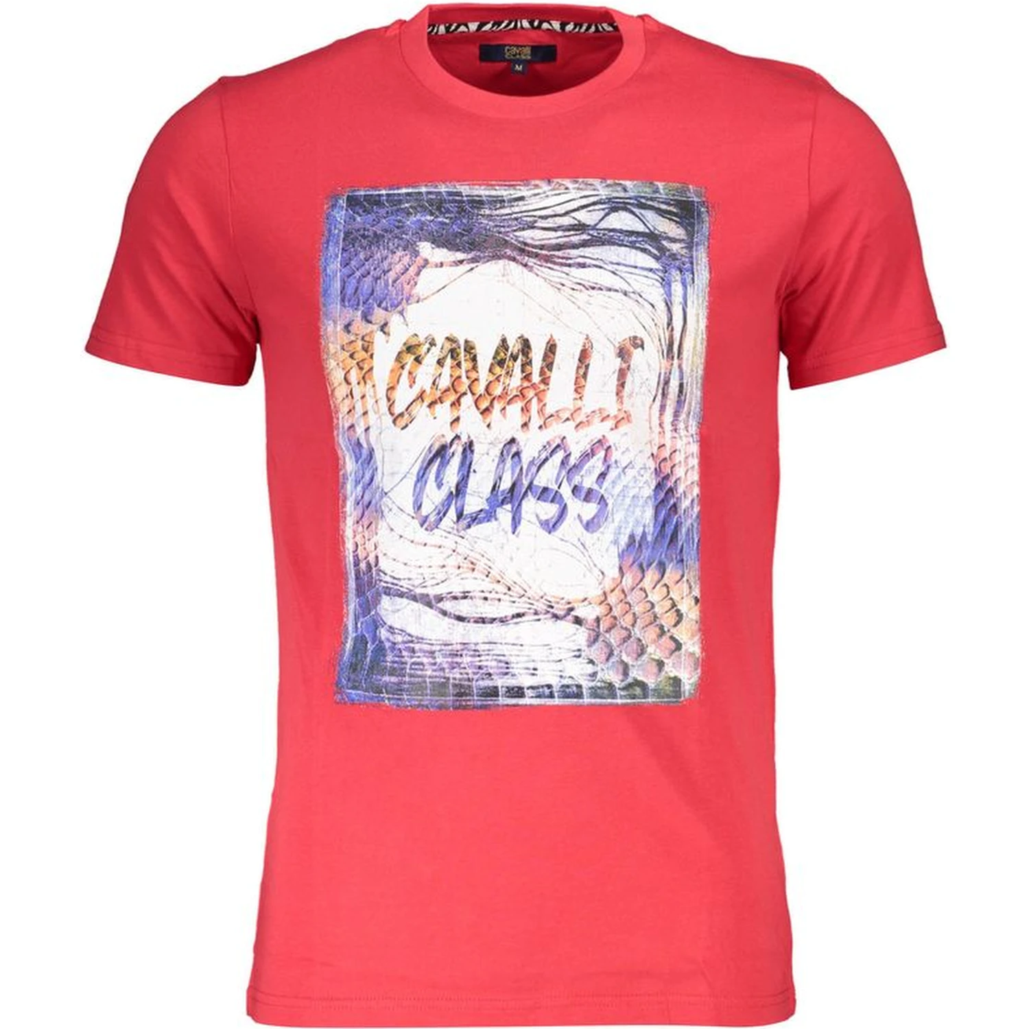 Red Cotton Men T-Shirt