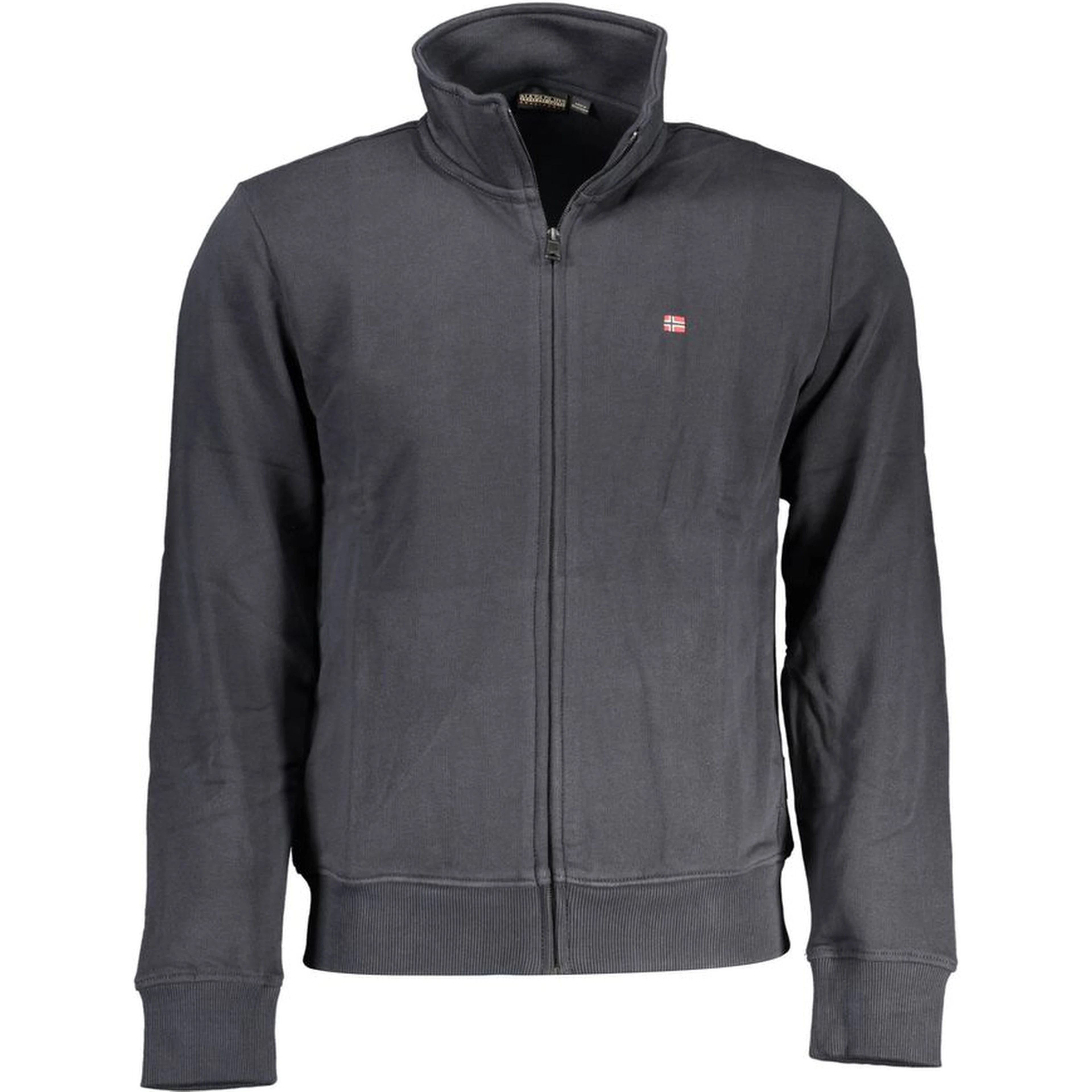 Black Cotton Men Sweater