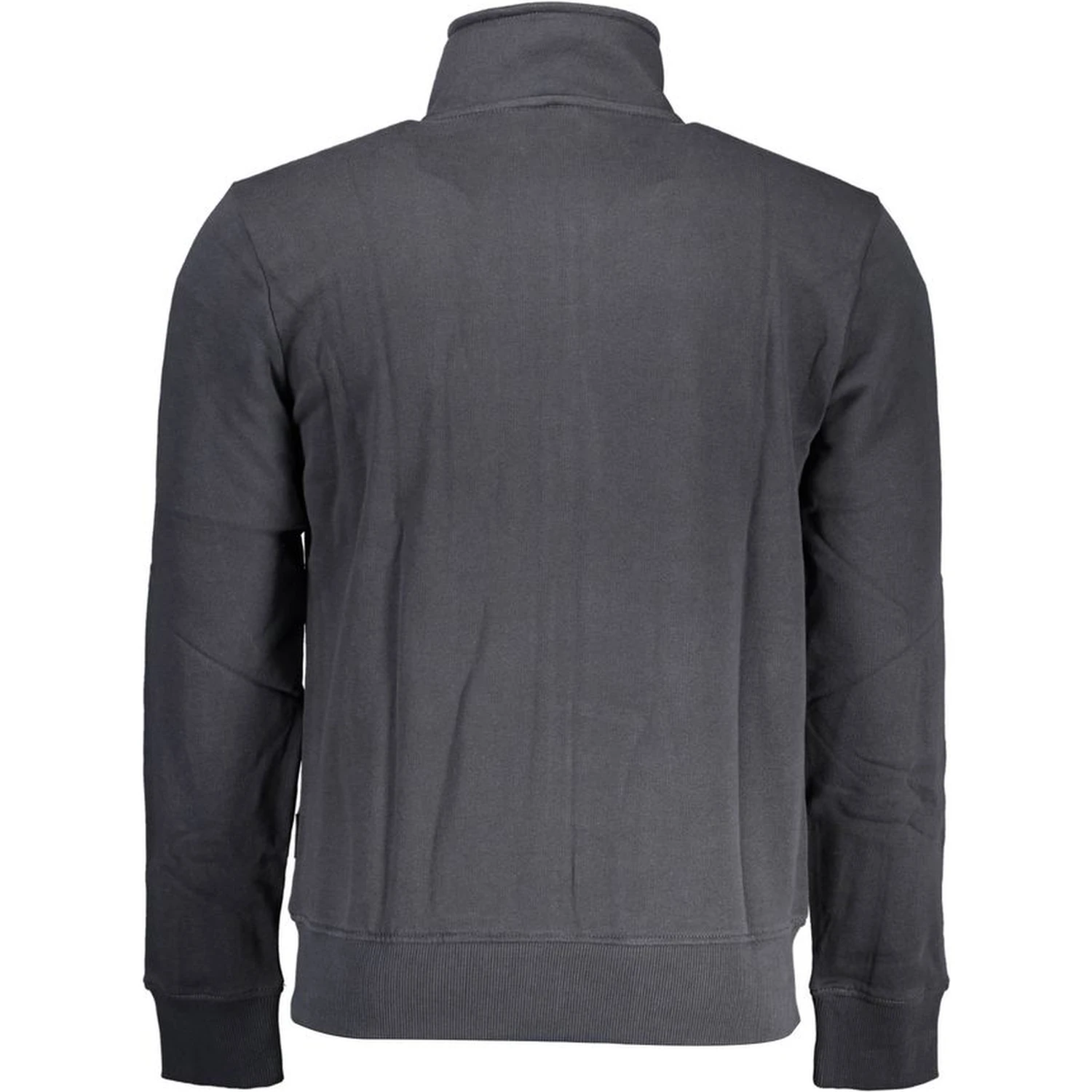 Black Cotton Men Sweater