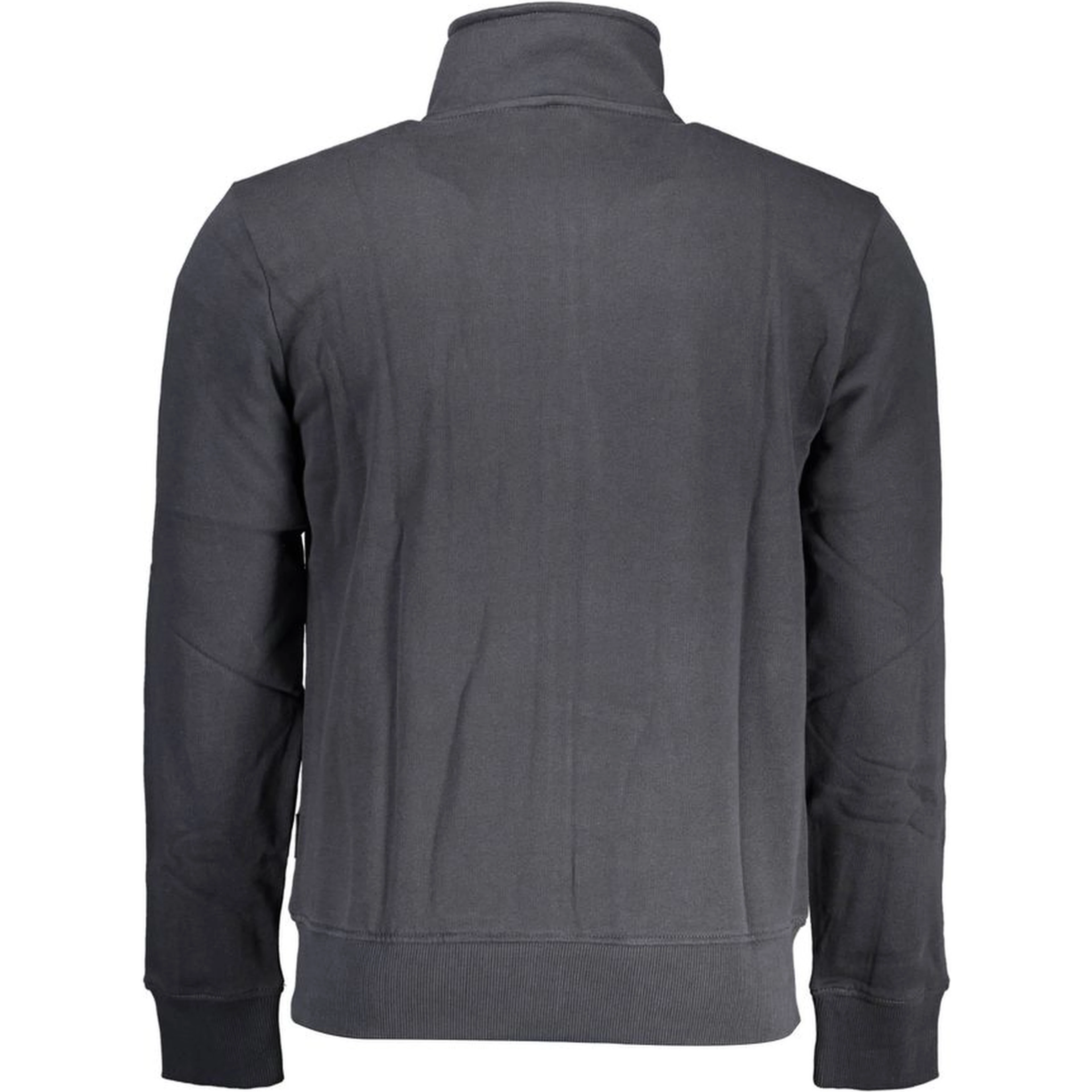 Black Cotton Men Sweater
