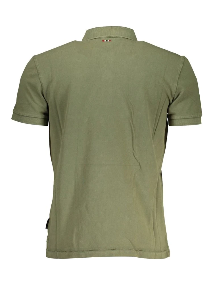Green Cotton Men Polo Shirt alternative
