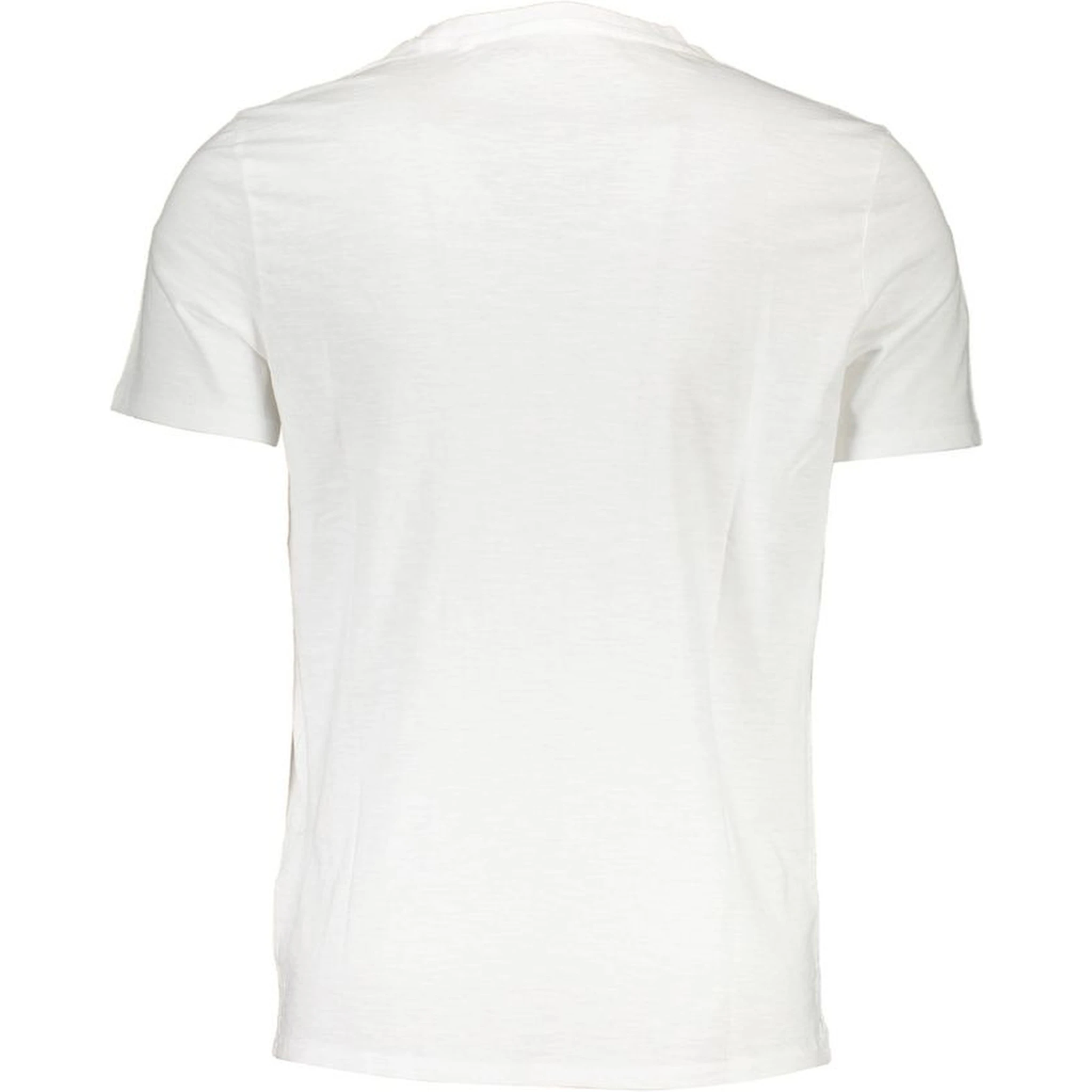 White Cotton Men T-Shirt