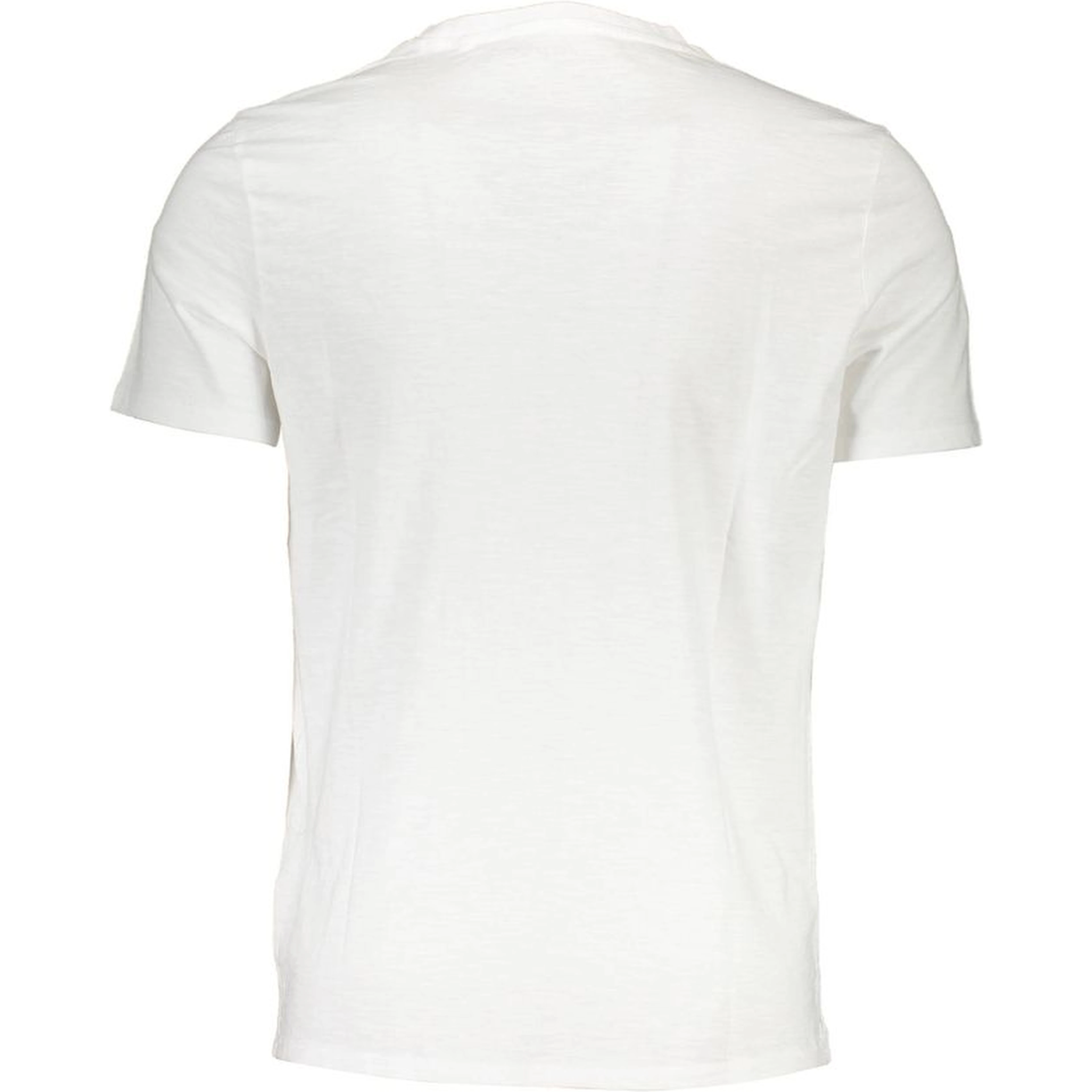 White Cotton Men T-Shirt