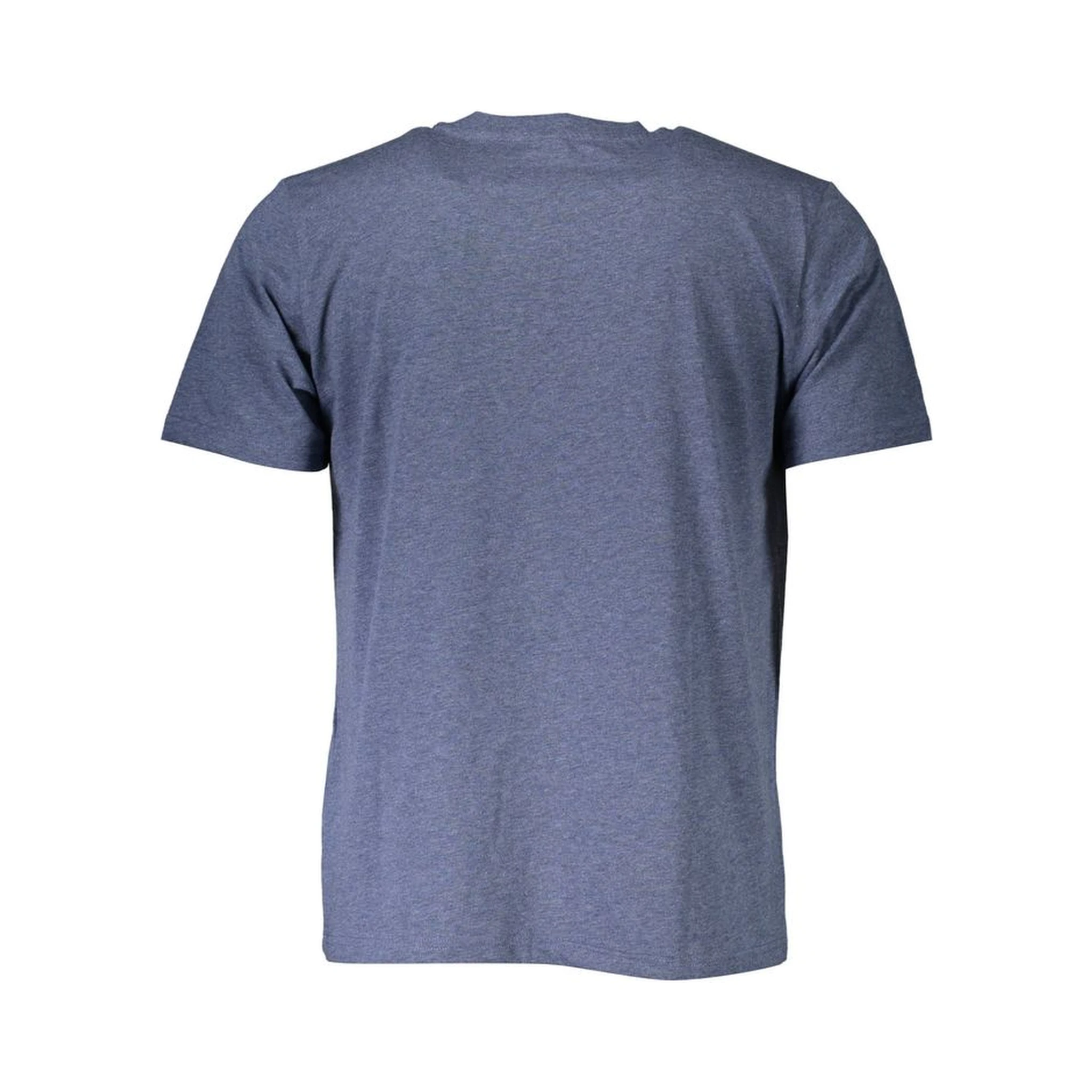 Blue Cotton Men T-Shirt