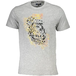 Brown Cotton Men T-Shirt