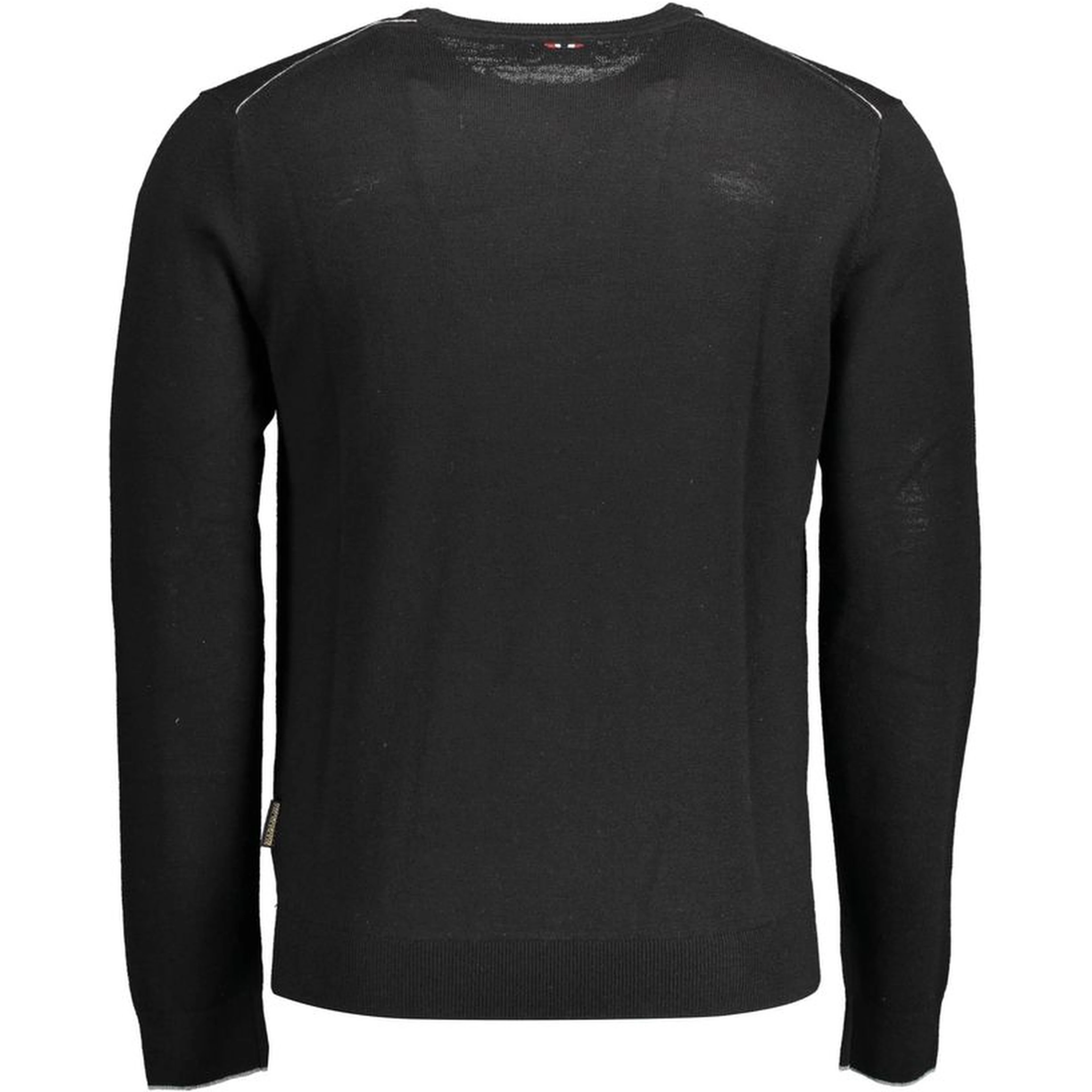 Black Wool Men Sweater