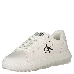 White Polyester Women Sneaker