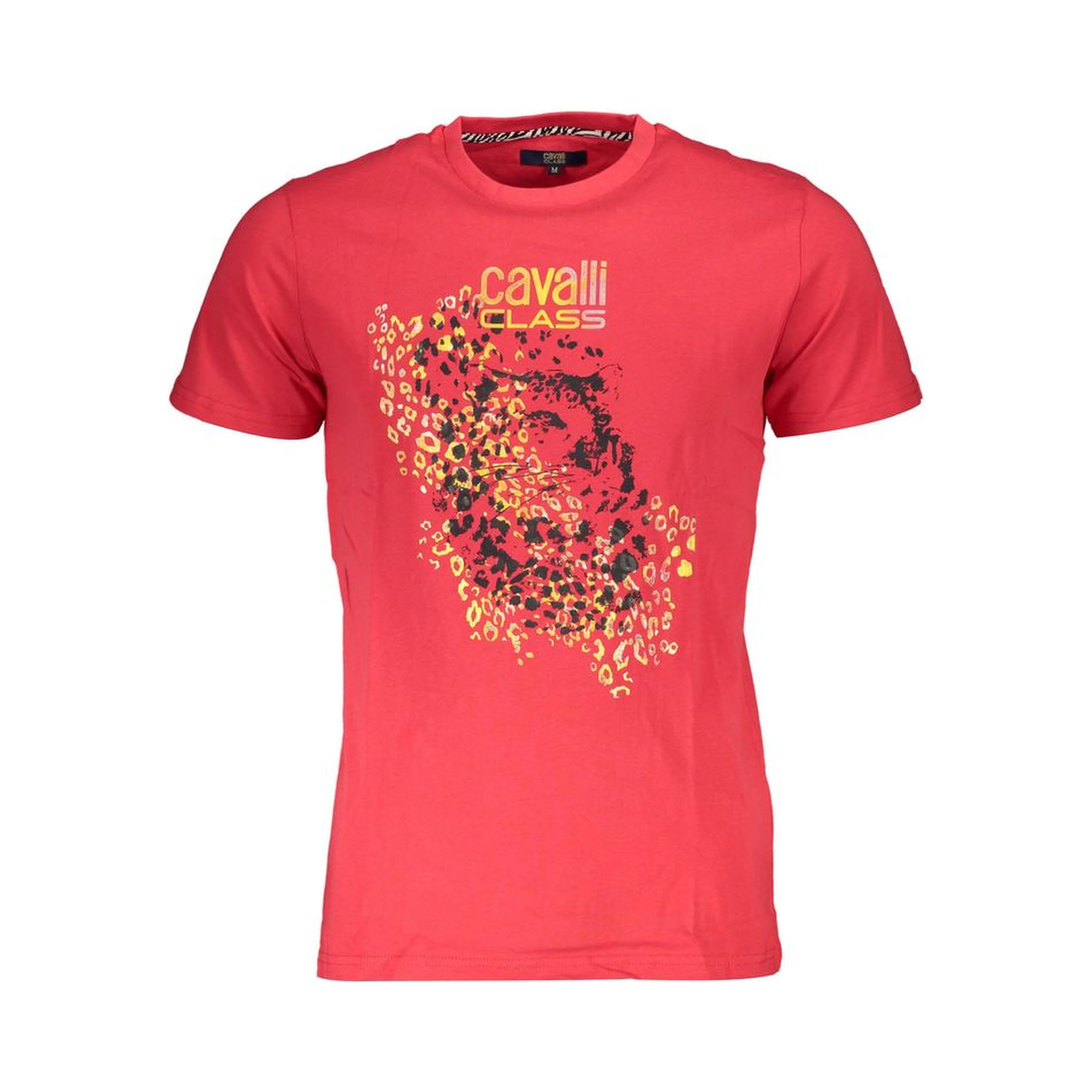 Red Cotton Men T-Shirt