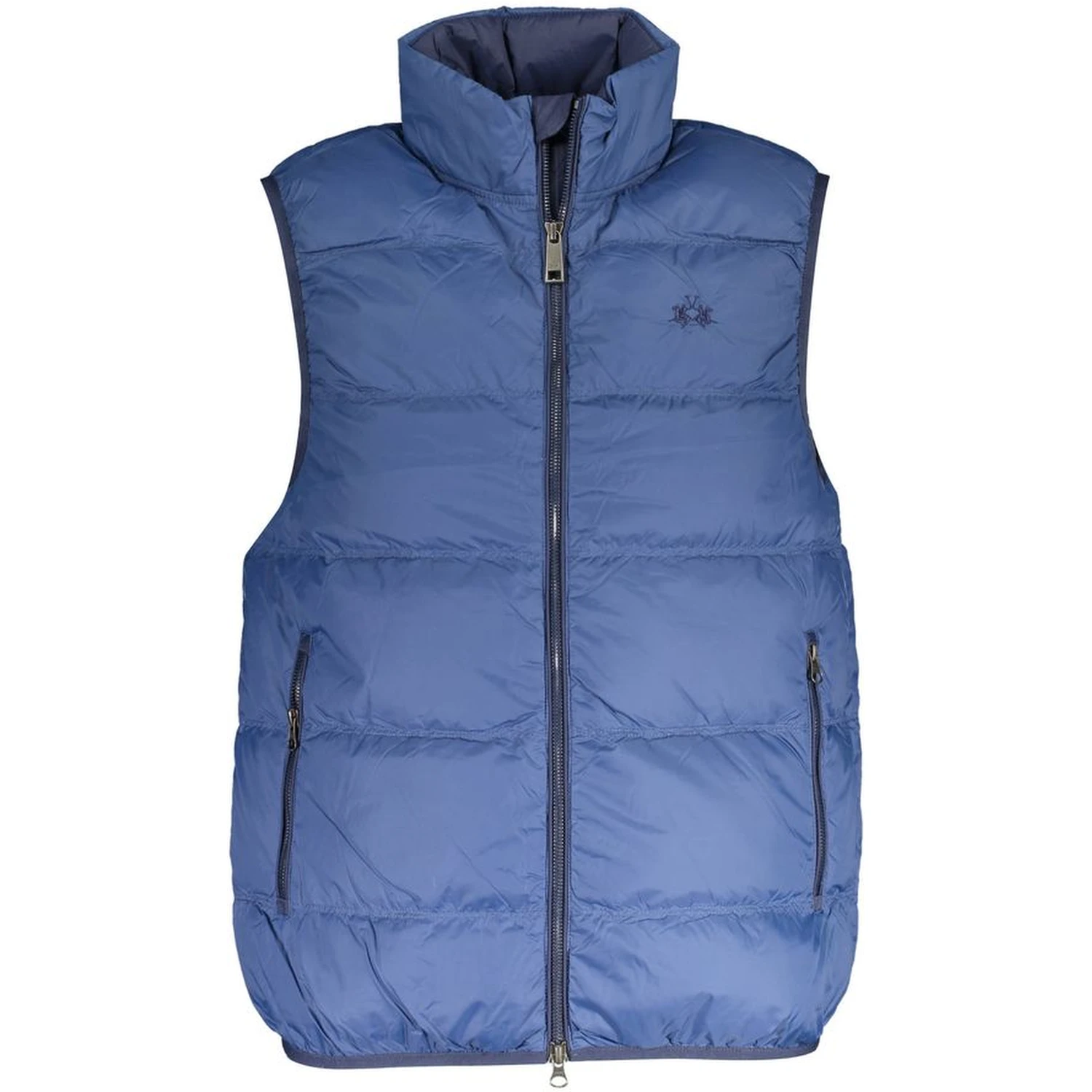 Blue Polyamide Men Jacket