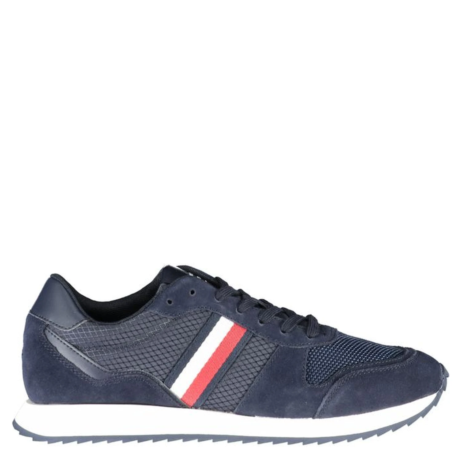 Blue Polyester Men Sneaker