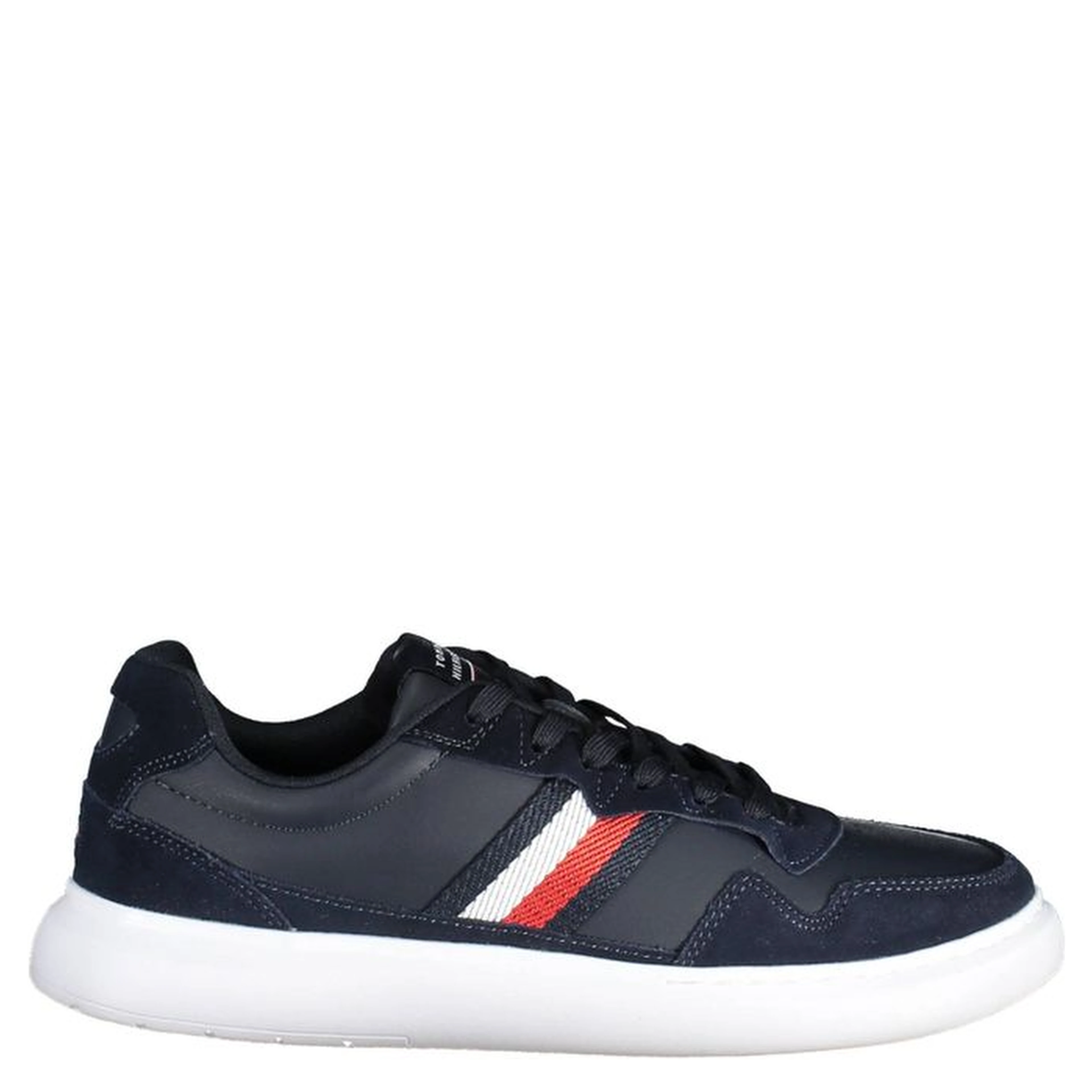 Blue Leather Men Sneaker