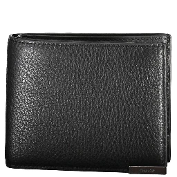 Black Leather Men Wallet