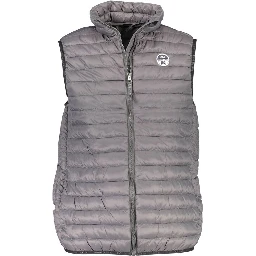 Gray Polyamide Men Jacket