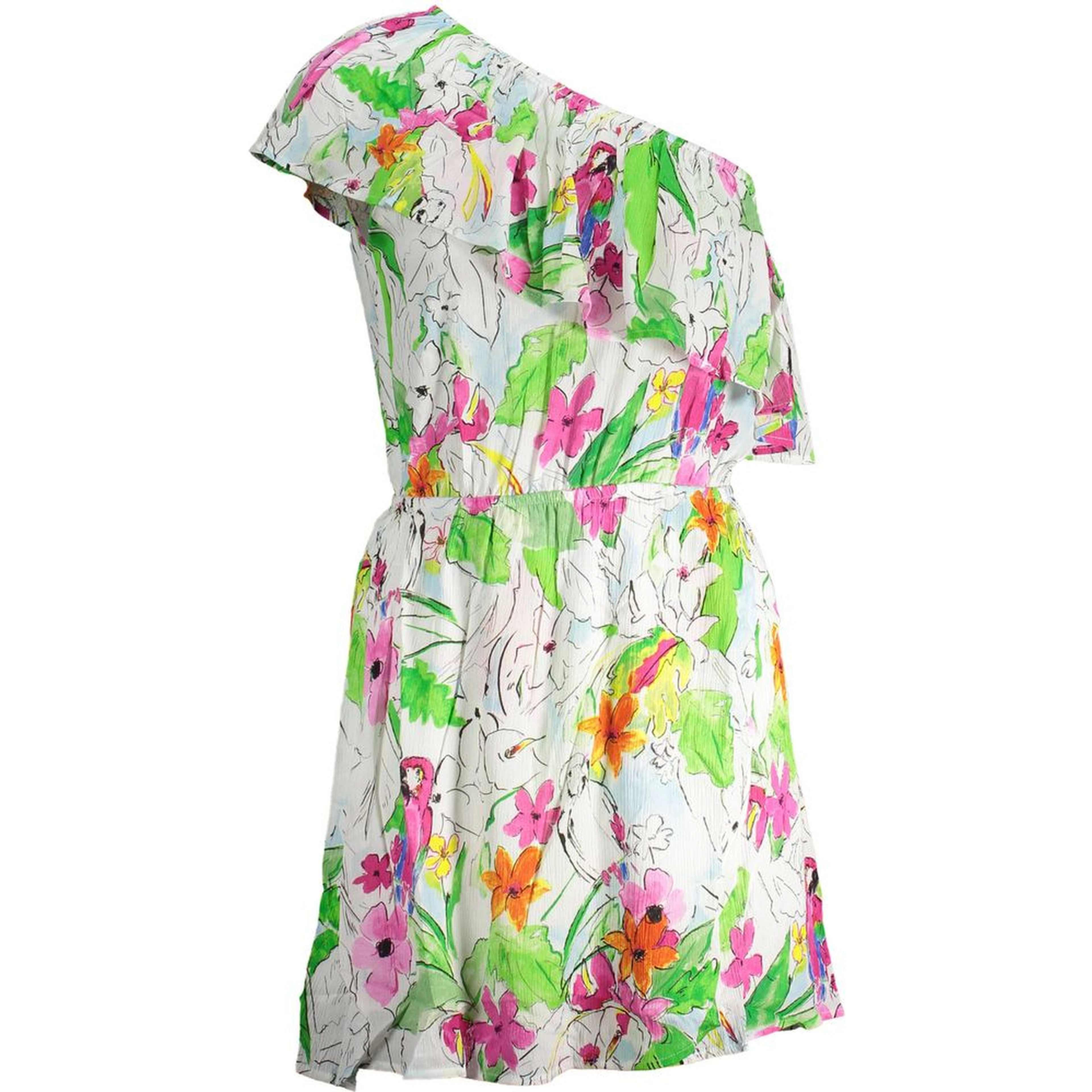 White Viscose Women Dress