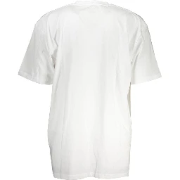 White Cotton Men T-Shirt