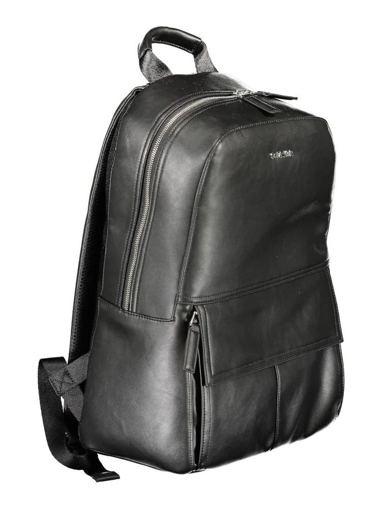 Black Polyester Men Backpack alternative