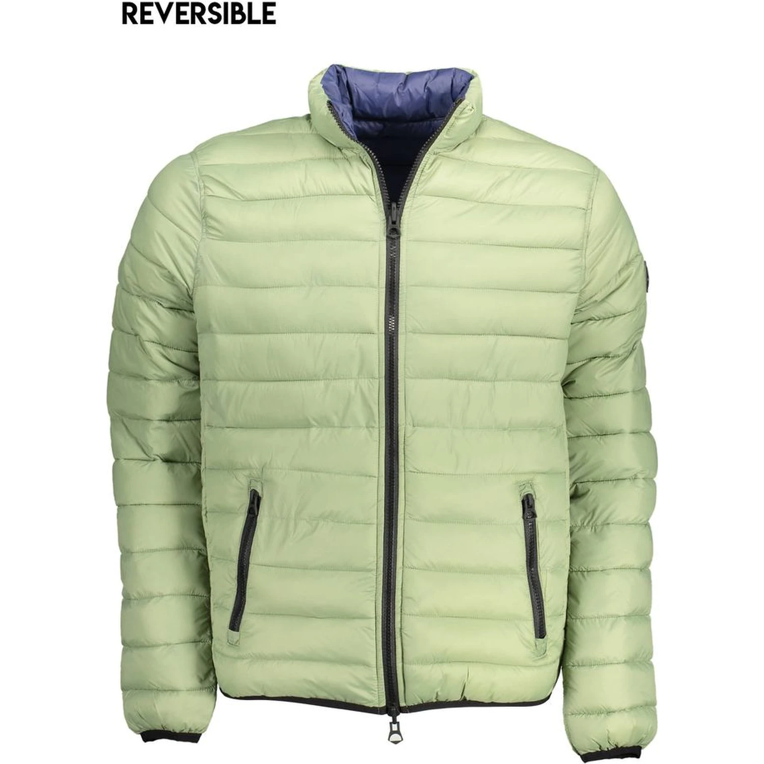 Green Nylon Men Jacket