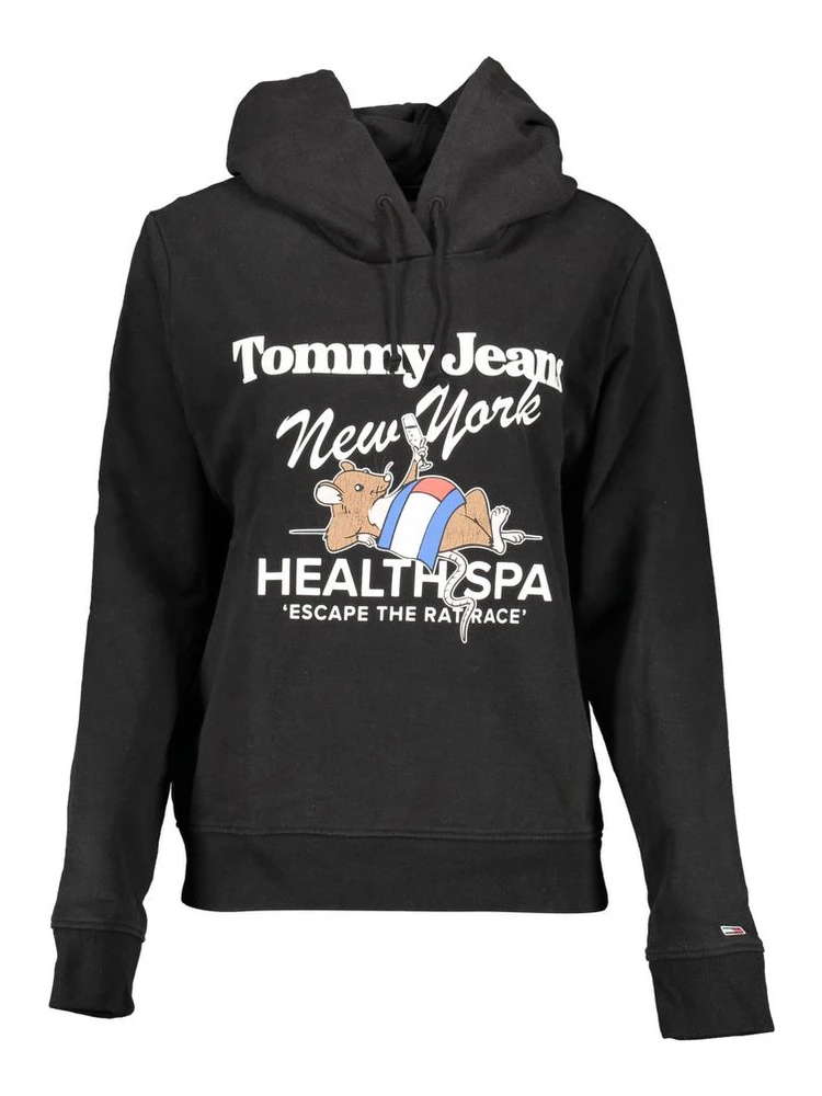 Black Cotton Women Sweater