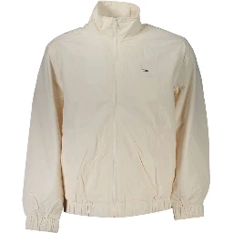 White Polyamide Men Jacket