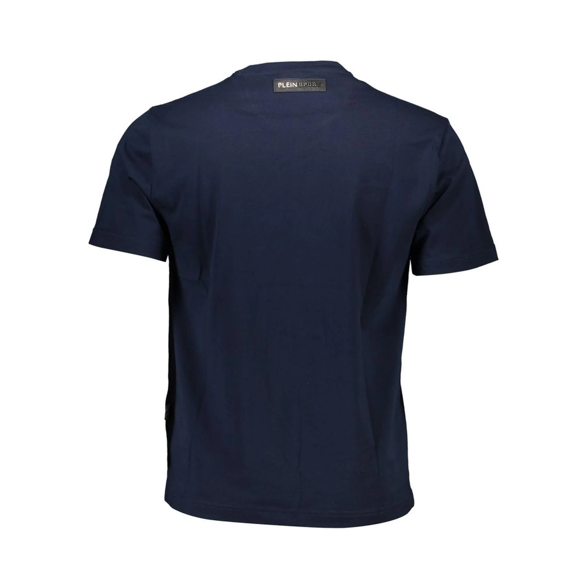 Blue Cotton Men T-Shirt