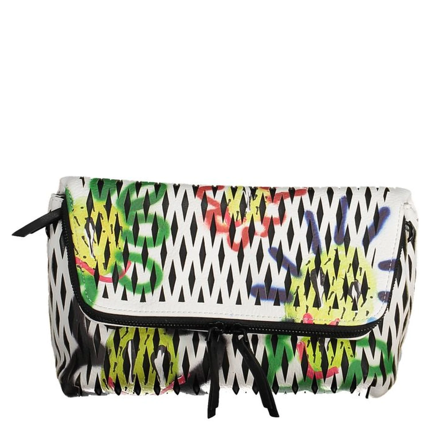 White Polyethylene Women Handbag
