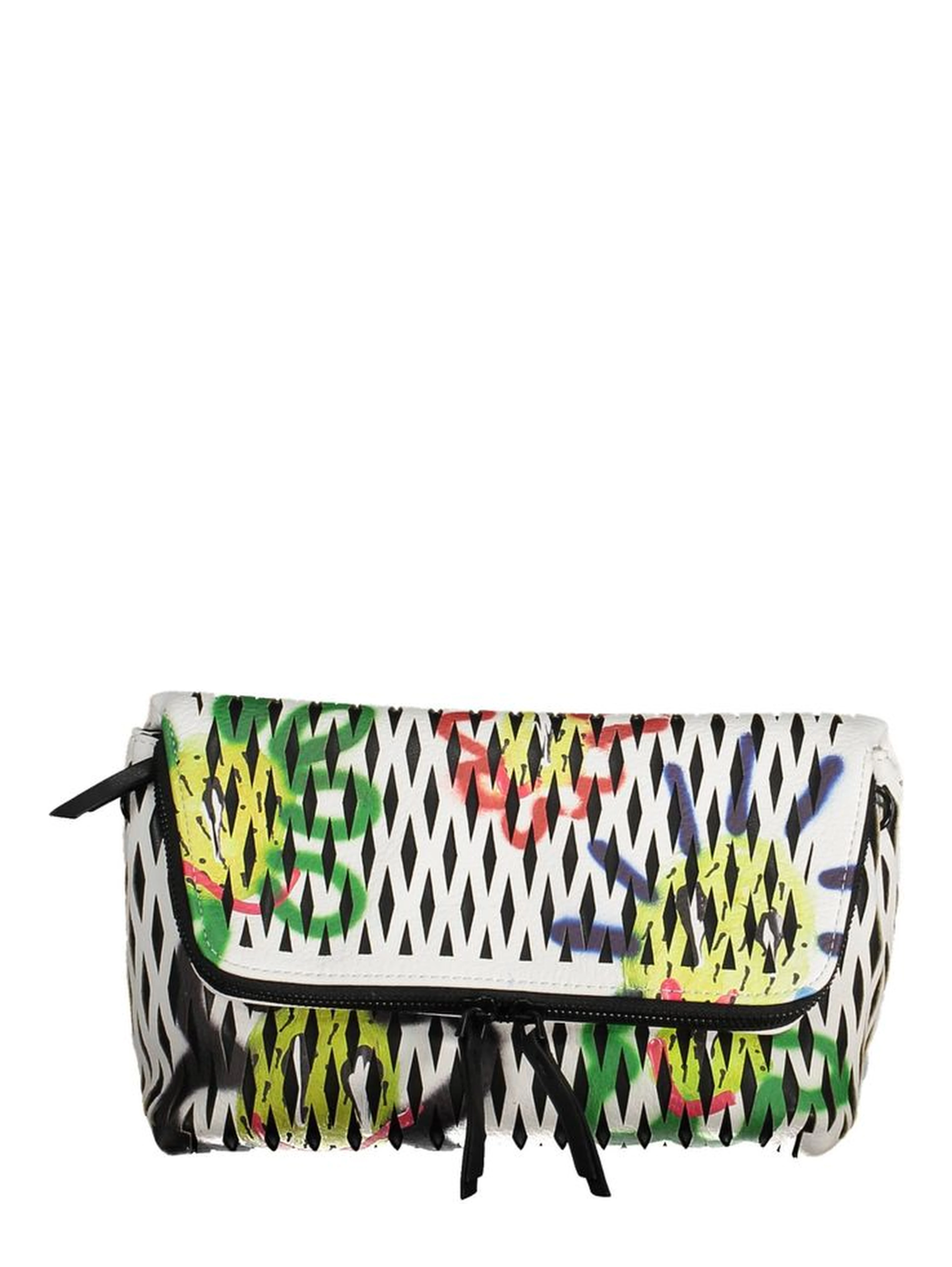 White Polyethylene Women Handbag