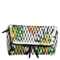 White Polyethylene Women Handbag
