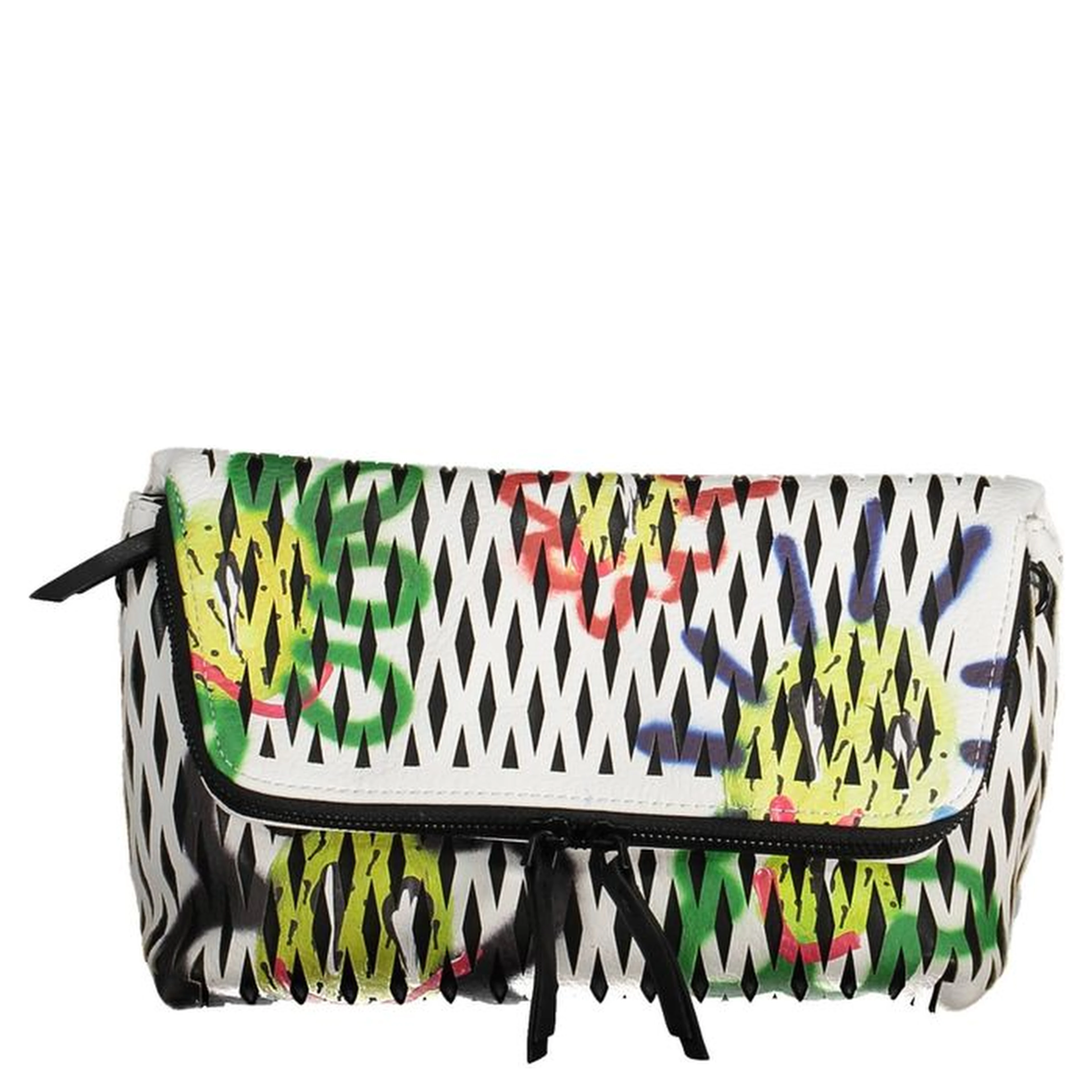 White Polyethylene Women Handbag
