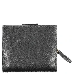 محفظة نسائية سوداء من البولي إيثيلين