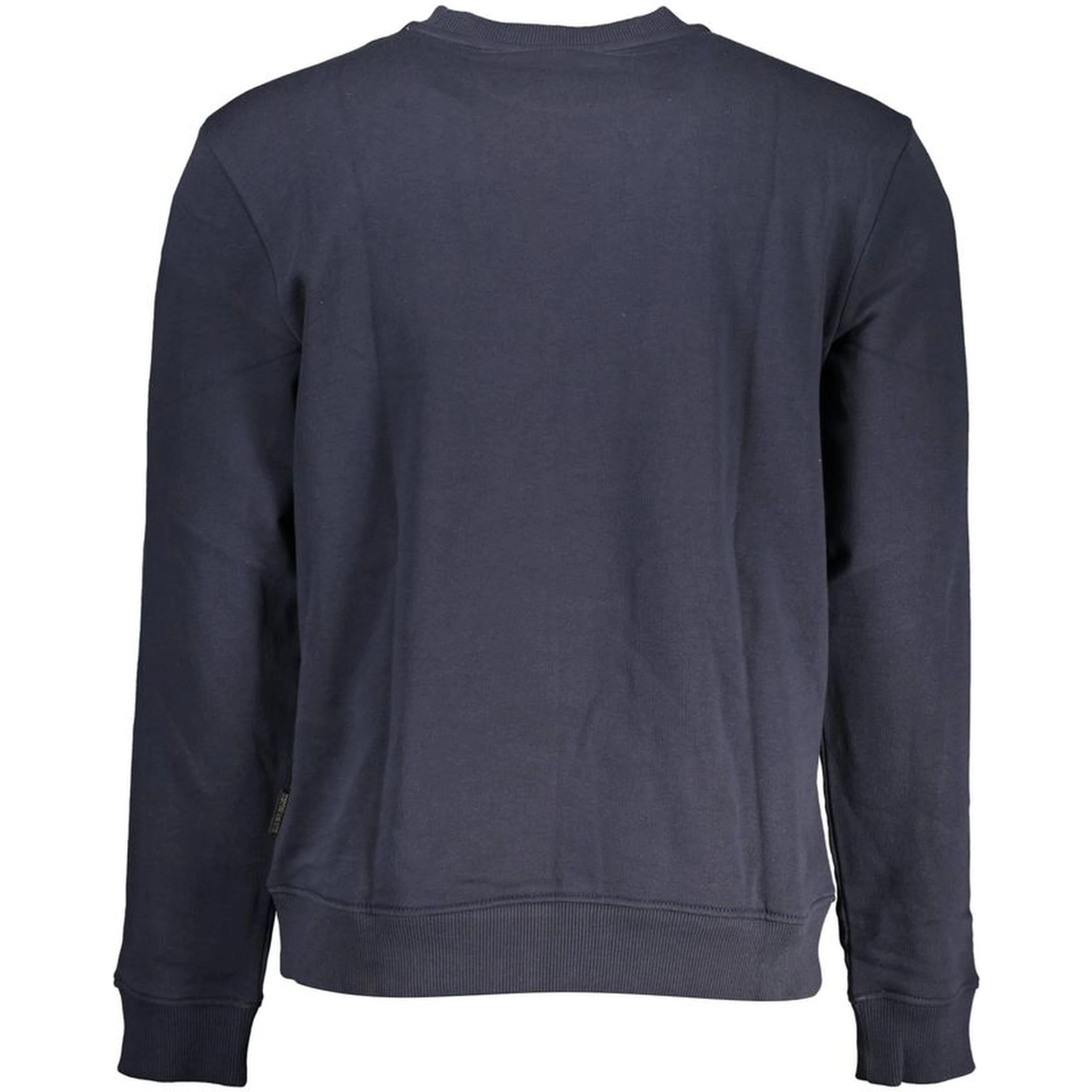 Blue Cotton Men Sweater
