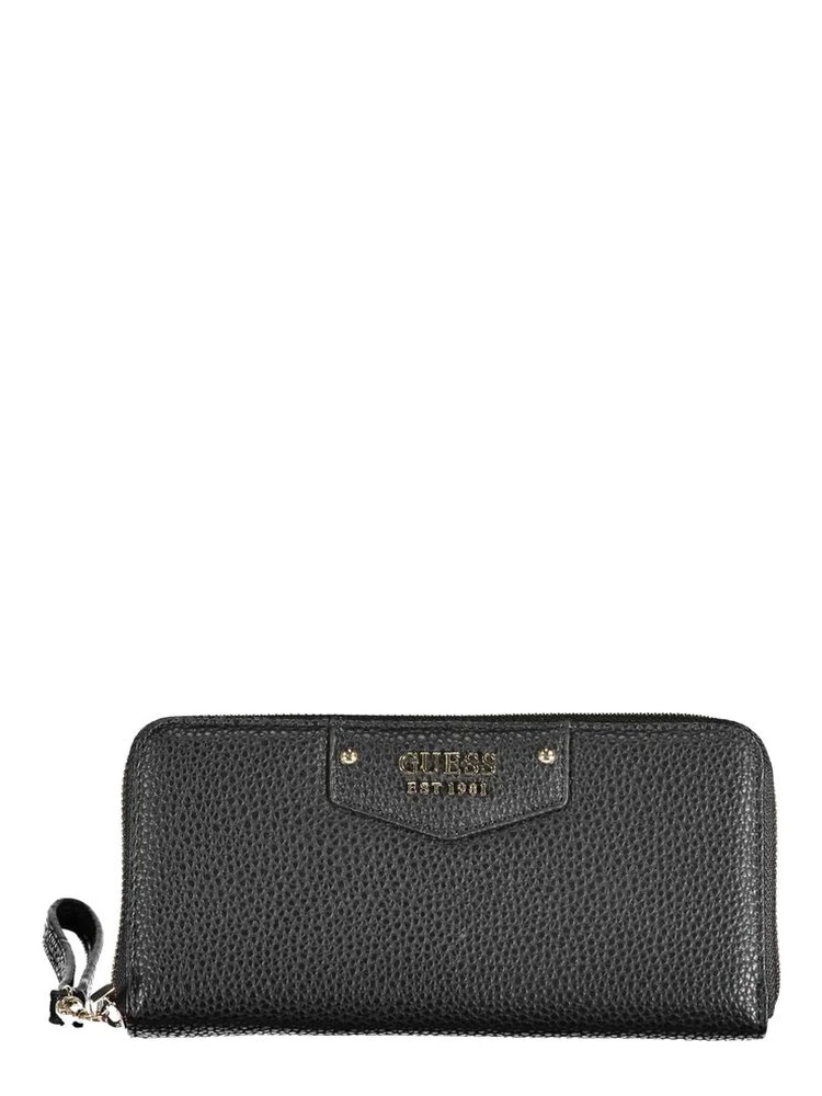 Black Polyethylene Women Wallet